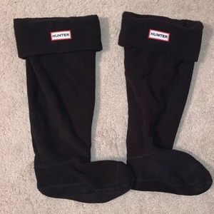 Hunter Tall Rain Boot Socks Liner Size L
